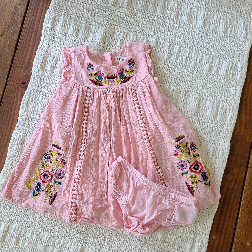 Artisan NY Boho Baby 3 month Summer Flower Dress